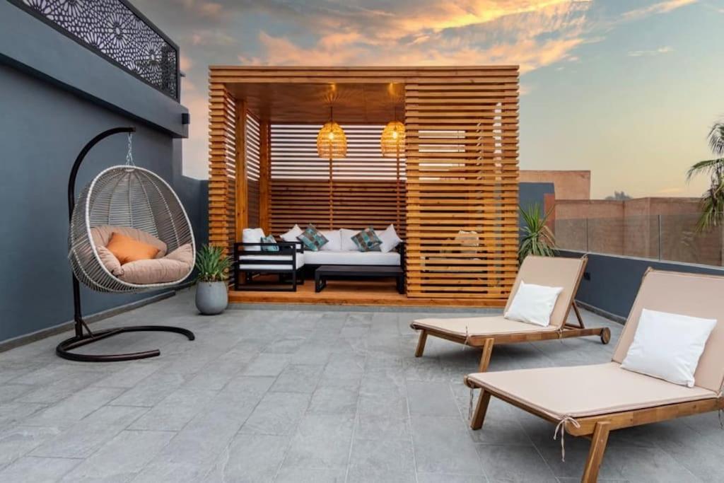 Lila Marrakech Lägenhet Marrakesh Exteriör bild